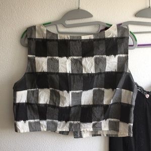 Cropped Cotton Top